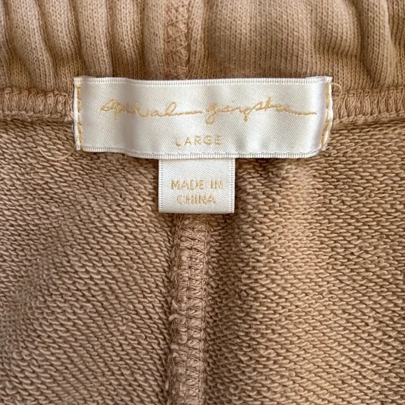 Spiritual Gangster Tan Jogger Sweatpants Size Large - Picture 9 of 14